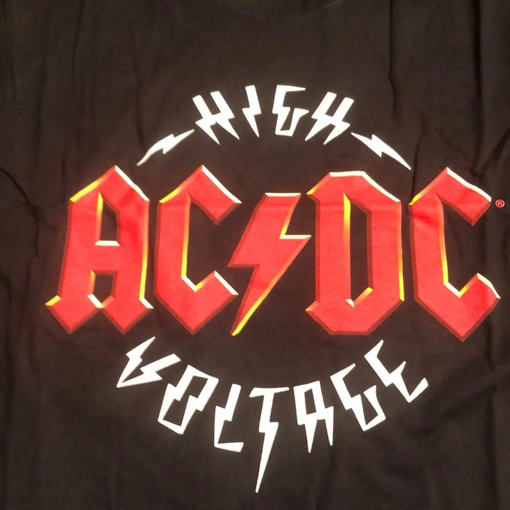 AC/DC High Voltage Band Tee Shirt Vintage